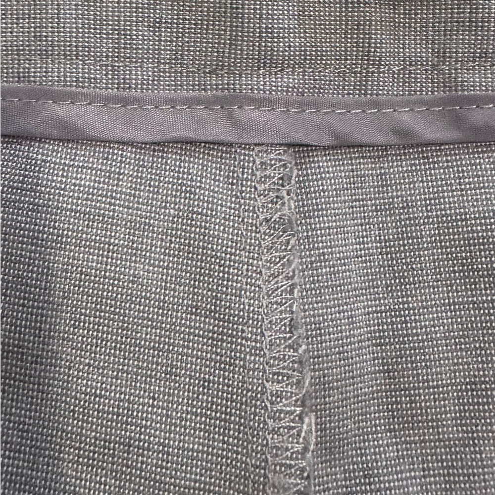 Zara Basic Collection Gray Cuffed Trousers Size 12 - image 8